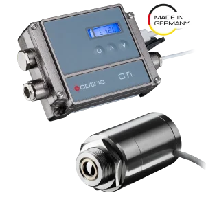 CTi LThotCompact Two-piece Industrial Infrared Pyrometer with High Operating Temperature Rating